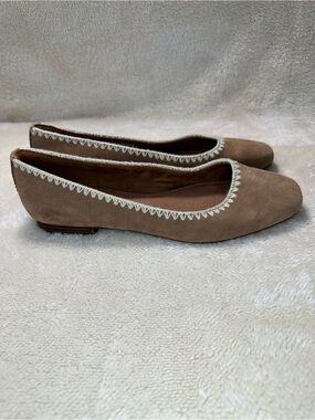 TOMS Briella Ballet Flats in a Brown Sugar Color Suede Size 9 Women’s